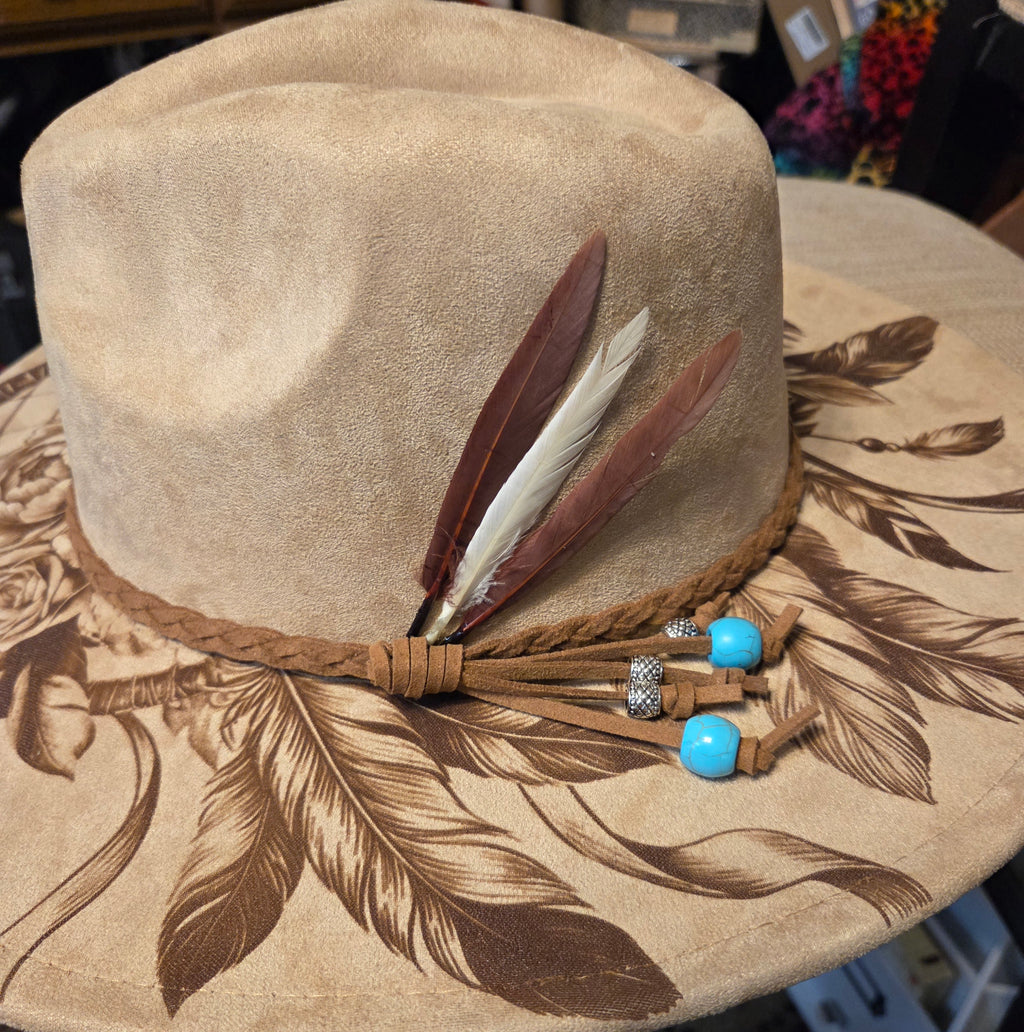 The Dream Catcher | One-of-a-Kind Laser-Engraved Felt Hat